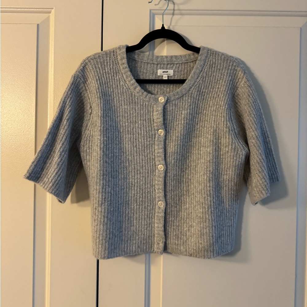 Aerie short sleeve cardigan